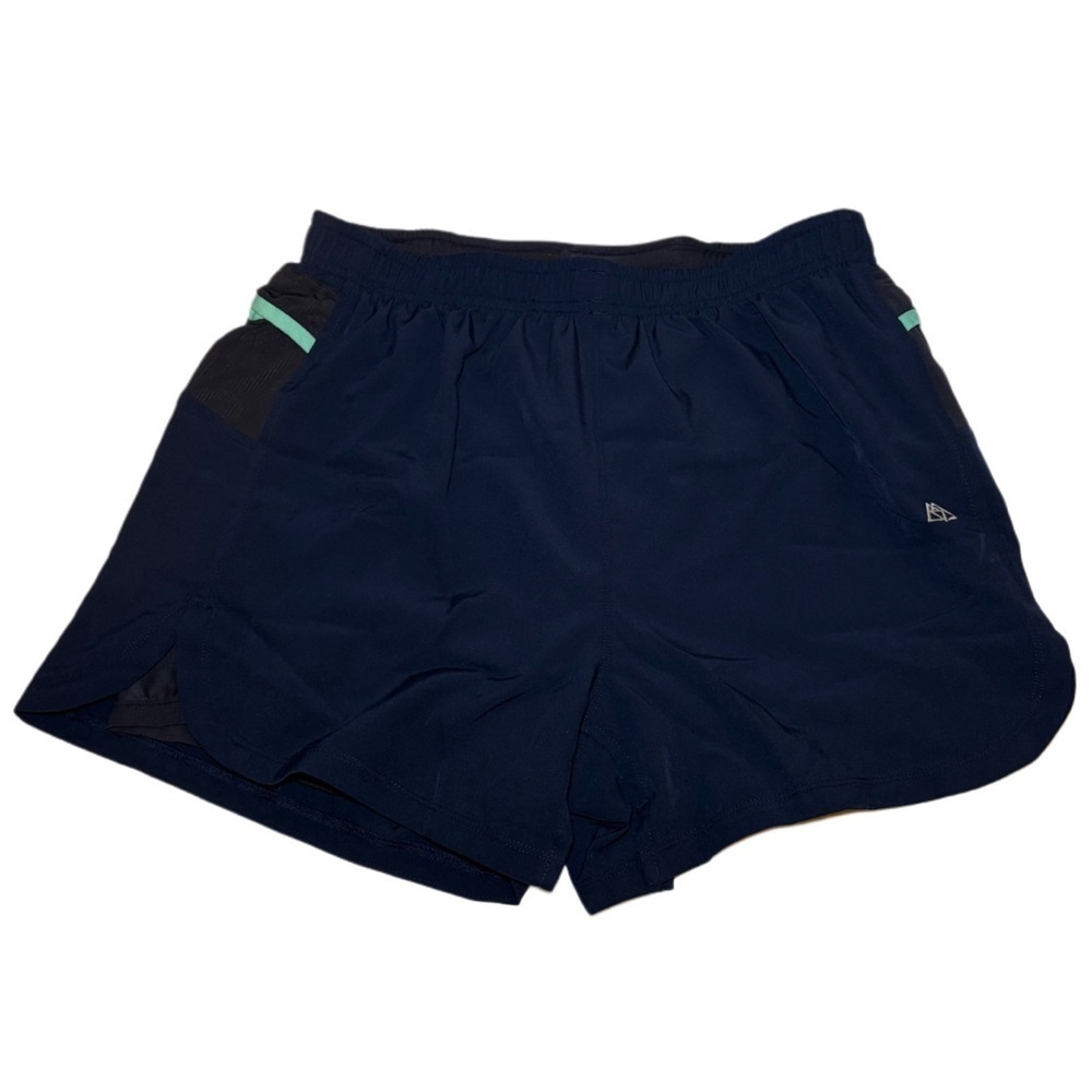 Navy Blue Athletic Shorts for Men